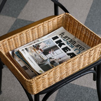 منظم مصنوع من الخوص الطبيعي 