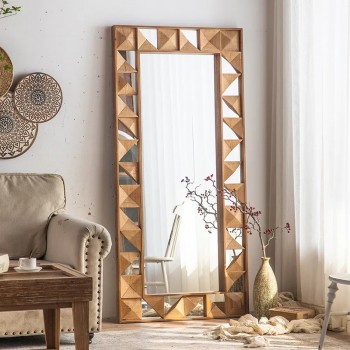مرايا خشب طبيعي طول 178cm فنتيج مرايا خشب طبيعي طول 178cm فنتيج