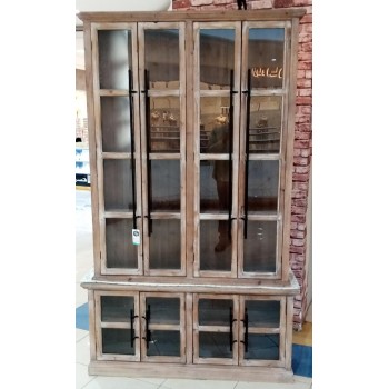 مكتبه جداريه خشب طبيعي قطعتين مكتبه جداريه خشب طبيعي قطعتين