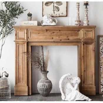 كونسول مدفأه خشب طبيعي L1604 كونسول مدفأه خشب طبيعي L1604