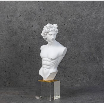 تمثال ديفيد سيراميك بقاعده كريستال تمثال ديفيد سيراميك بقاعده كريستال