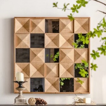 لوحة خشب جداريه 75cm*75cm