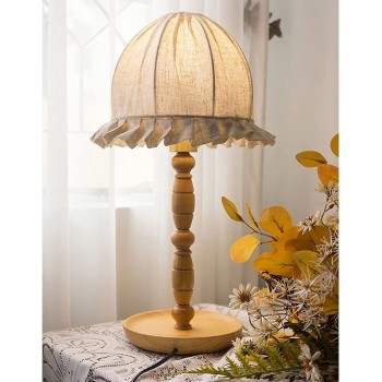 وحده اضاءه  مصنوعه من الخشب الطبيعي بتصميم فرنسي