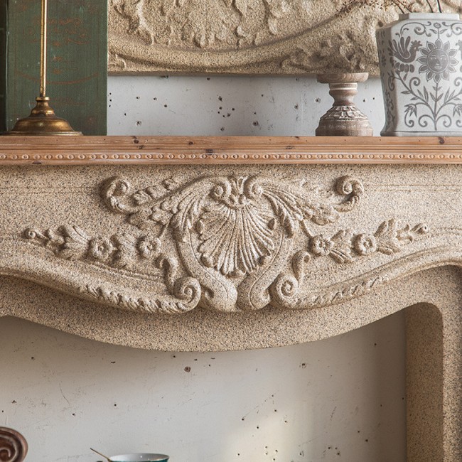 كونسول مدفأه خشب طبيعي L1547 كونسول مدفأه خشب طبيعي L1547