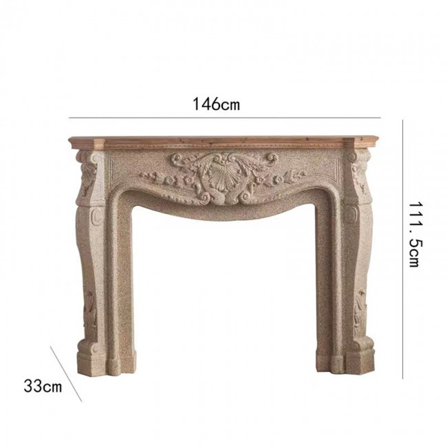 كونسول مدفأه خشب طبيعي L1547 كونسول مدفأه خشب طبيعي L1547