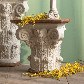 طاولة خشب طبيعي شابي شيك ستايل L1541