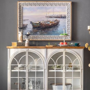 كونسول جذاري خشب شابي شيك ستايل L1560 كونسول جذاري خشب شابي شيك ستايل L1560