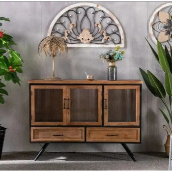 كونسول مصنوع من الخشب الطبيعي فنتيج ستايل كونسول مصنوع من الخشب الطبيعي فنتيج ستايل