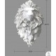مجسم جداري اسد 80cm