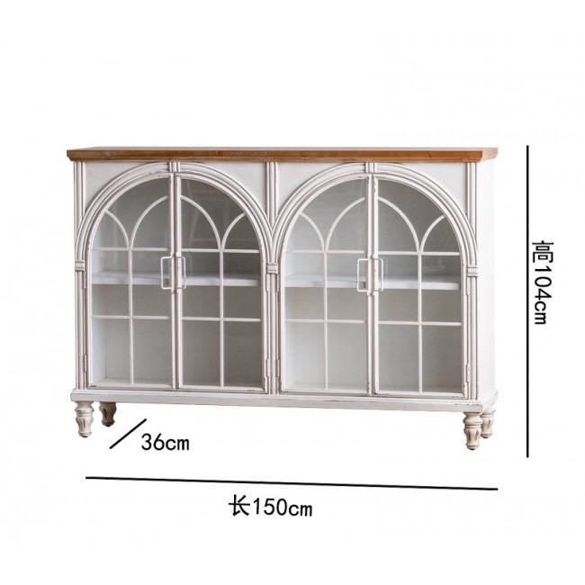 كونسول جذاري خشب شابي شيك ستايل L1560