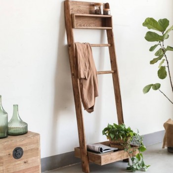 ستاند رفوف جداري خشب طبيعي ستاند رفوف جداري خشب طبيعي