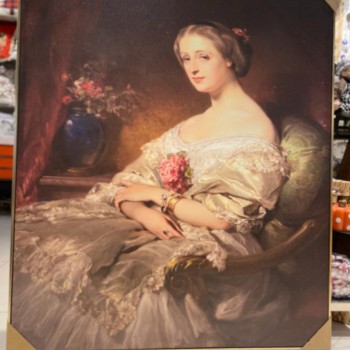 لوحة كانفس بتصميم فيكتوري 140cm*100cm