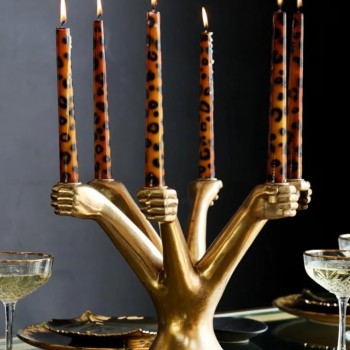 شمعدان سيراميك بتصميم ايدي