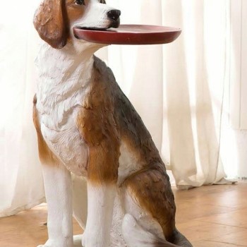 تحفة كلب حامل صينيه ارتفاع 60cm 