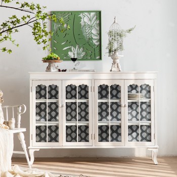 كونسول خشب شابي شيك ابيض كونسول خشب شابي شيك ابيض