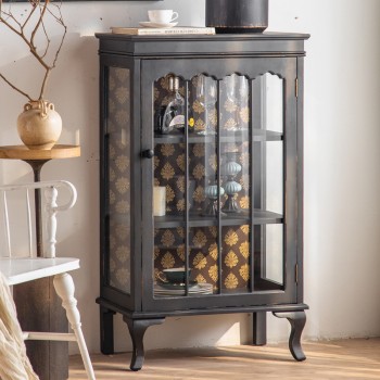 كونسول خشب طبيعي اسود شابي شيك ستايل كونسول خشب طبيعي اسود شابي شيك ستايل