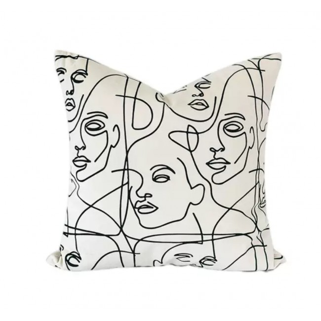 غطاء مخده قطني 100% فيسس