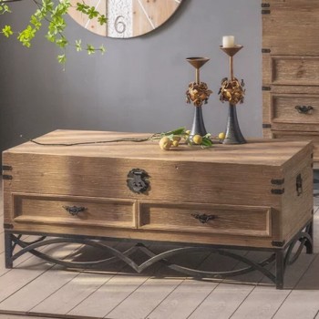 طاولة وسط خشب طبيعي طاولة وسط خشب طبيعي