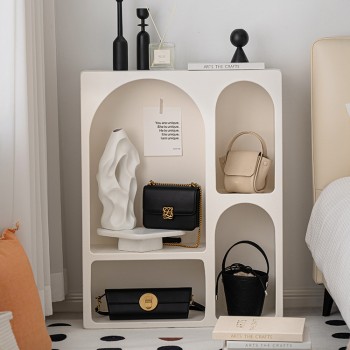 وحدة رفوف مصنوعه من الخشب الطبيعي L7560