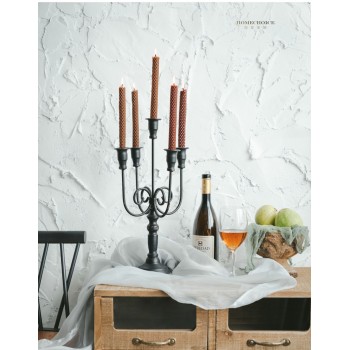 شمعدان شابي شيك ستايل اسود L7568 شمعدان شابي شيك ستايل اسود L7568