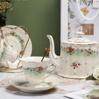 طقم بورسلان بتصميم انجليزي L1517 طقم بورسلان بتصميم انجليزي L1517