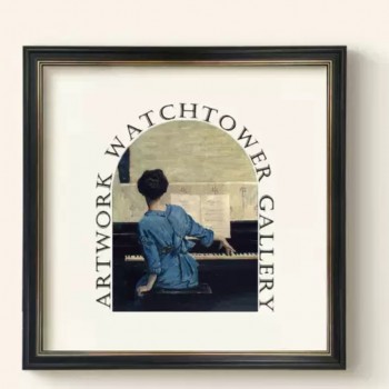 لوحة خشب بزجاج 40cm بتصميم الموسيقى -77 لوحة خشب بزجاج 40cm بتصميم الموسيقى -77