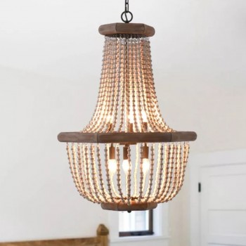 ثريا مصنوعه من الخشب والصدف k3875 ثريا مصنوعه من الخشب والصدف k3875