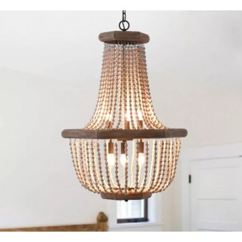 ثريا مصنوعه من الخشب والصدف k3875 ثريا مصنوعه من الخشب والصدف k3875