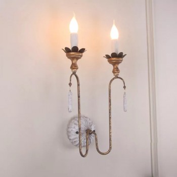 وحدة اضاءه جداريه خشب ومعدن k4642 وحدة اضاءه جداريه خشب ومعدن k4642