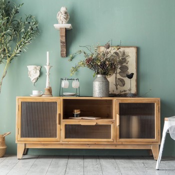 طاولة تلفزيون خشب طبيعي كلاسيك طاولة تلفزيون خشب طبيعي كلاسيك