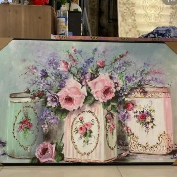 لوحة كانفس باطار خشب بتصميم ريفي 85 لوحة كانفس باطار خشب بتصميم ريفي 85