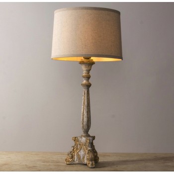 تيبل لامب خشب حفر يدوي k3860