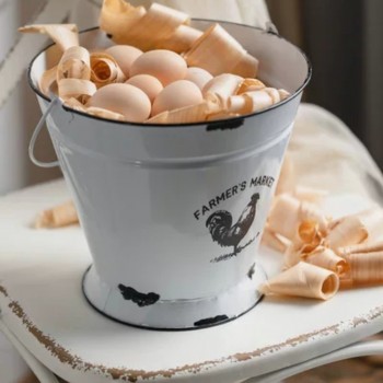 سطل معدني ريترو ستايل