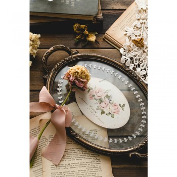 صينيه بتصميم الورود الريفيه صينيه بتصميم الورود الريفيه