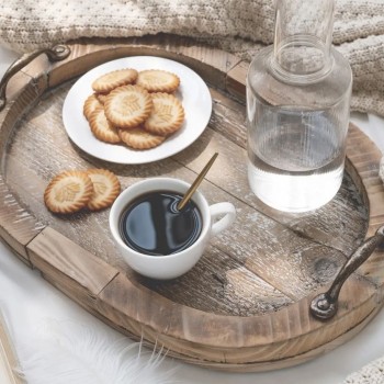 صينيه مصنوعه من الخشب بتصميم ريفي صينيه مصنوعه من الخشب بتصميم ريفي