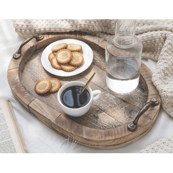 صينيه مصنوعه من الخشب بتصميم ريفي صينيه مصنوعه من الخشب بتصميم ريفي