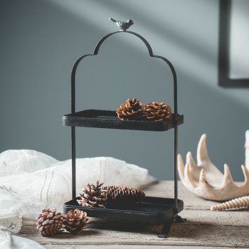 ستاند تقديم معدني اسود ستاند تقديم معدني اسود