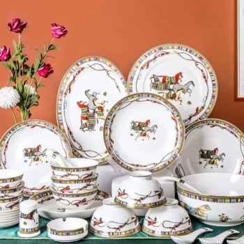 طقم صحون 36 قطعه بورسلان فاخر طقم صحون 36 قطعه بورسلان فاخر