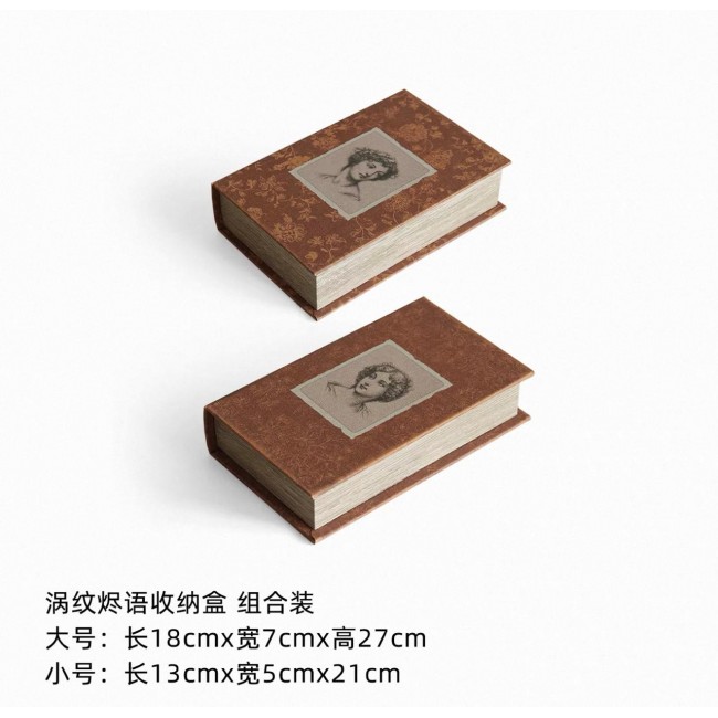 طقم صندوق تخزين أضف لمسة من الأناقة الكلاسيكية إلى مساحتك الخاصة مع هذه القطع الفنية المستوحاة من الطراز الفيكتوري  8591