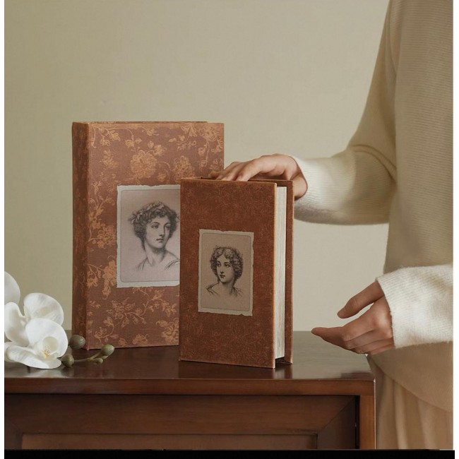 طقم صندوق تخزين أضف لمسة من الأناقة الكلاسيكية إلى مساحتك الخاصة مع هذه القطع الفنية المستوحاة من الطراز الفيكتوري  8591