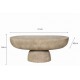 طاوله قهوه بيضاويه فاخره بتصميم عصري انيق L8488