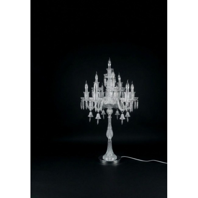 شمعدان كريستال بلمسة من الفخامة الملكية تجمع بين بريق الكريستال النقي والتصميم الكلاسيكي المتطورL9359