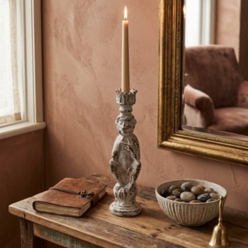 شمعدان القرد المرح العتيق  لمسة من البهجة والأناقة الريفيةL8571