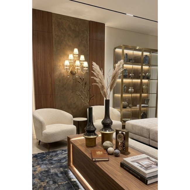 فازه سيراميك بتصميم عصري حديث متوفر الحجمين 8584