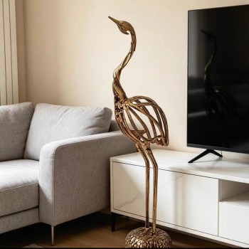 تحفه طائر بتصميم مفرغ هندسي مبتكر يدمج بين الفن الحديث واللمسة الكلاسيكية الدافئة8809 تحفه طائر بتصميم مفرغ هندسي مبتكر يدمج بين الفن الحديث واللمسة الكلاسيكية الدافئة8809