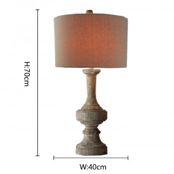 وحدة اضاءه خشب بلوط