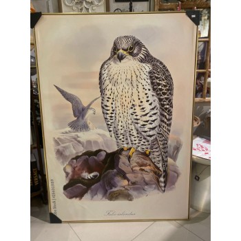 لوحه بإطار خشبي مذهب -k7