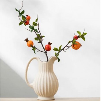 زهريه من سراميك بتصميم ريفي -L2636