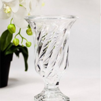 فازه زجاج بزخرفه محفوره بشكل مميز L2859 فازه زجاج بزخرفه محفوره بشكل مميز L2859