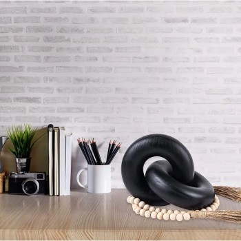 عقده خشبيه حديثه لديكور المنزل متوفر الاسود والبيج 2835